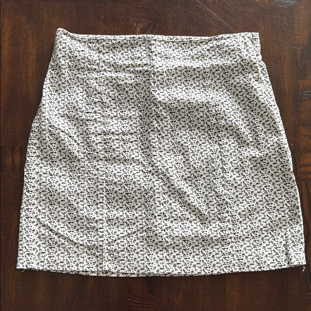 Altered State Black and White Patterned Women's Mini Skirt